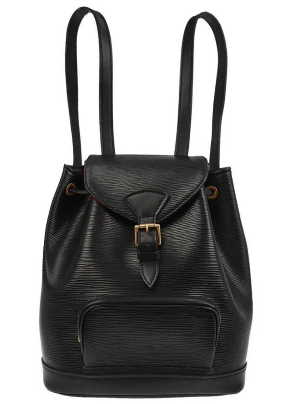 Louis Vuitton Black Epi Montsouris MM Monaco Limited Backpack AA973566 117508